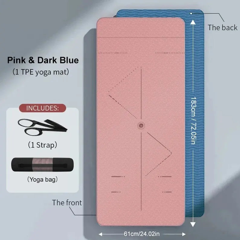 WESTTUNE Non-Slip Yoga Mat with Strap & Bag